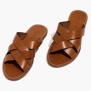 MADEWELL Boardwalk Woven Slide Sandal (Size 7)